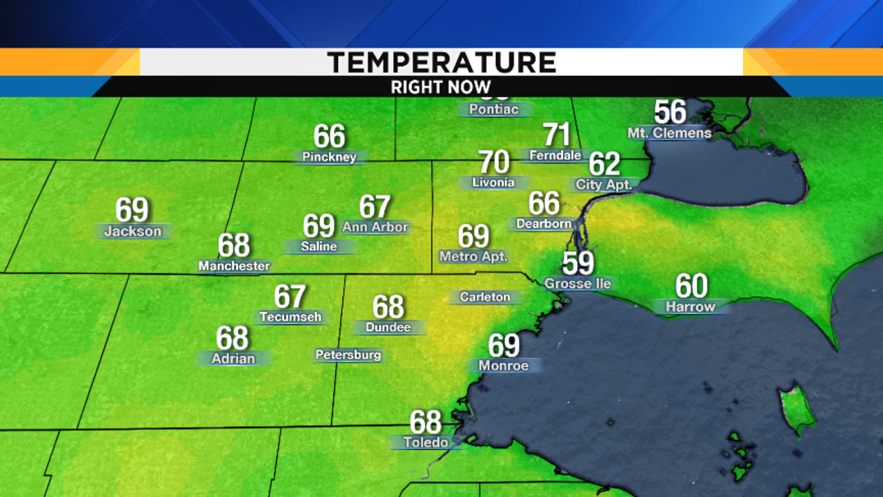 Metro Detroit Weather Forecast: Monday's Cool Temperatures Give Way To Sunshine Metro Detroit Weather Forecast: Monday's Cool Temperatures Give Way To Sunshine