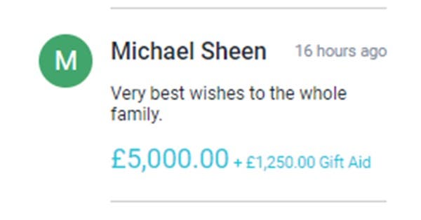 Michael Sheen Donates £100,000 To Help Clear £1 Million Debt Michael Sheen Donates £100,000 To Help Clear £1 Million Debt