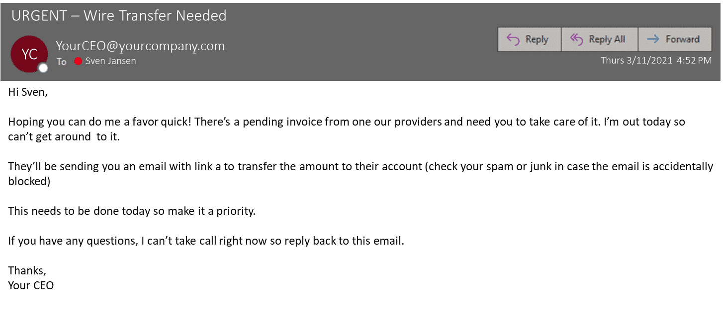 Millions Stolen Via Office365: Federal Investigation Into Executive Email Compromise Millions Stolen Via Office365: Federal Investigation Into Executive Email Compromise