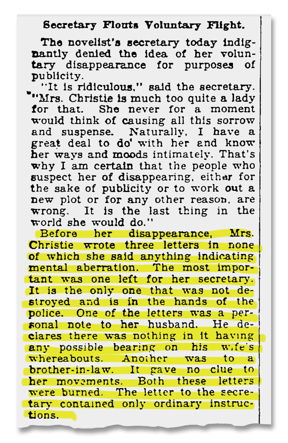 Newly Discovered Letters Illuminate Agatha Christie Family Dispute