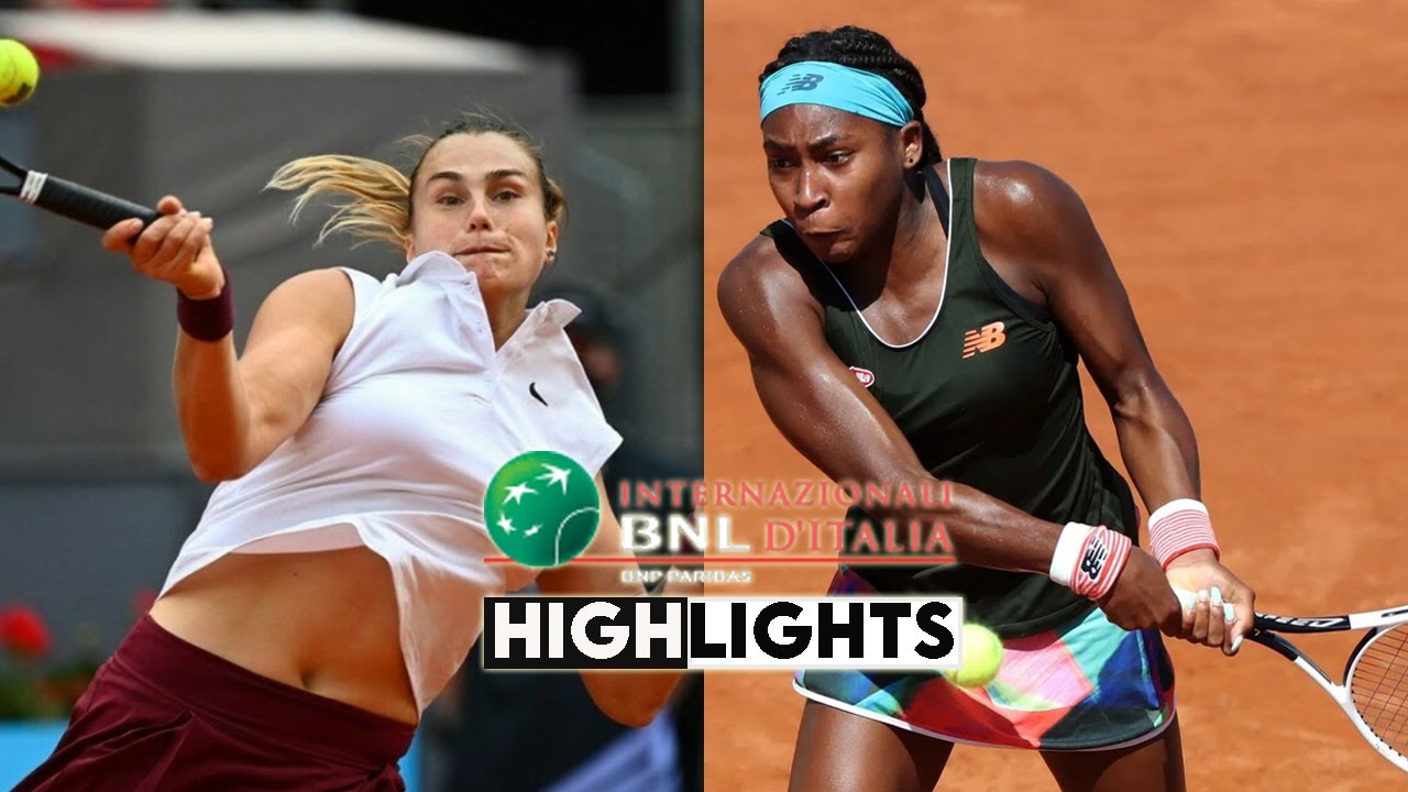 No Upsets For Sabalenka And Gauff In Rome No Upsets For Sabalenka And Gauff In Rome