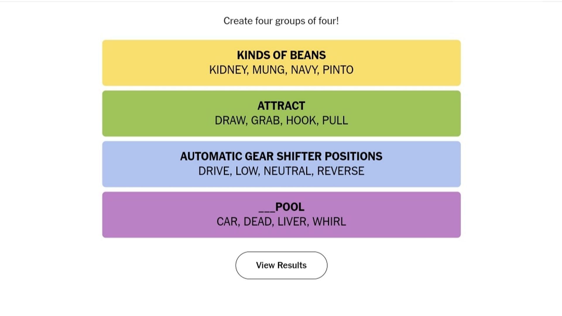 NYT Connections Answers For May 8, 2024 (Puzzle #697)