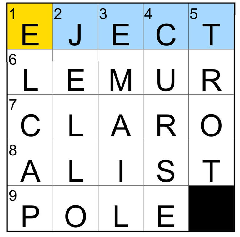 NYT Mini Crossword Answers: March 6, 2025 NYT Mini Crossword Answers: March 6, 2025