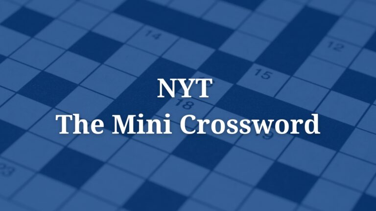 NYT Mini Crossword Clues And Solutions For Sunday, April 19th NYT Mini Crossword Clues And Solutions For Sunday, April 19th