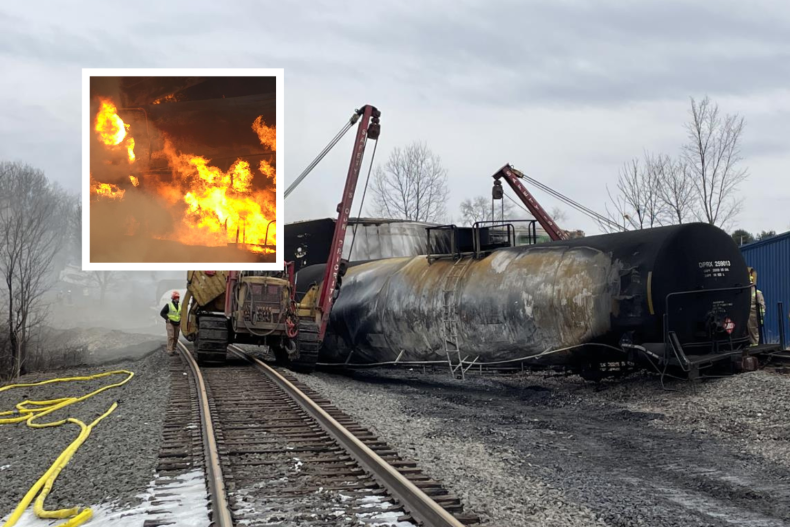 Ohio Train Derailment: Lingering Toxic Chemicals In Nearby Structures Ohio Train Derailment: Lingering Toxic Chemicals In Nearby Structures