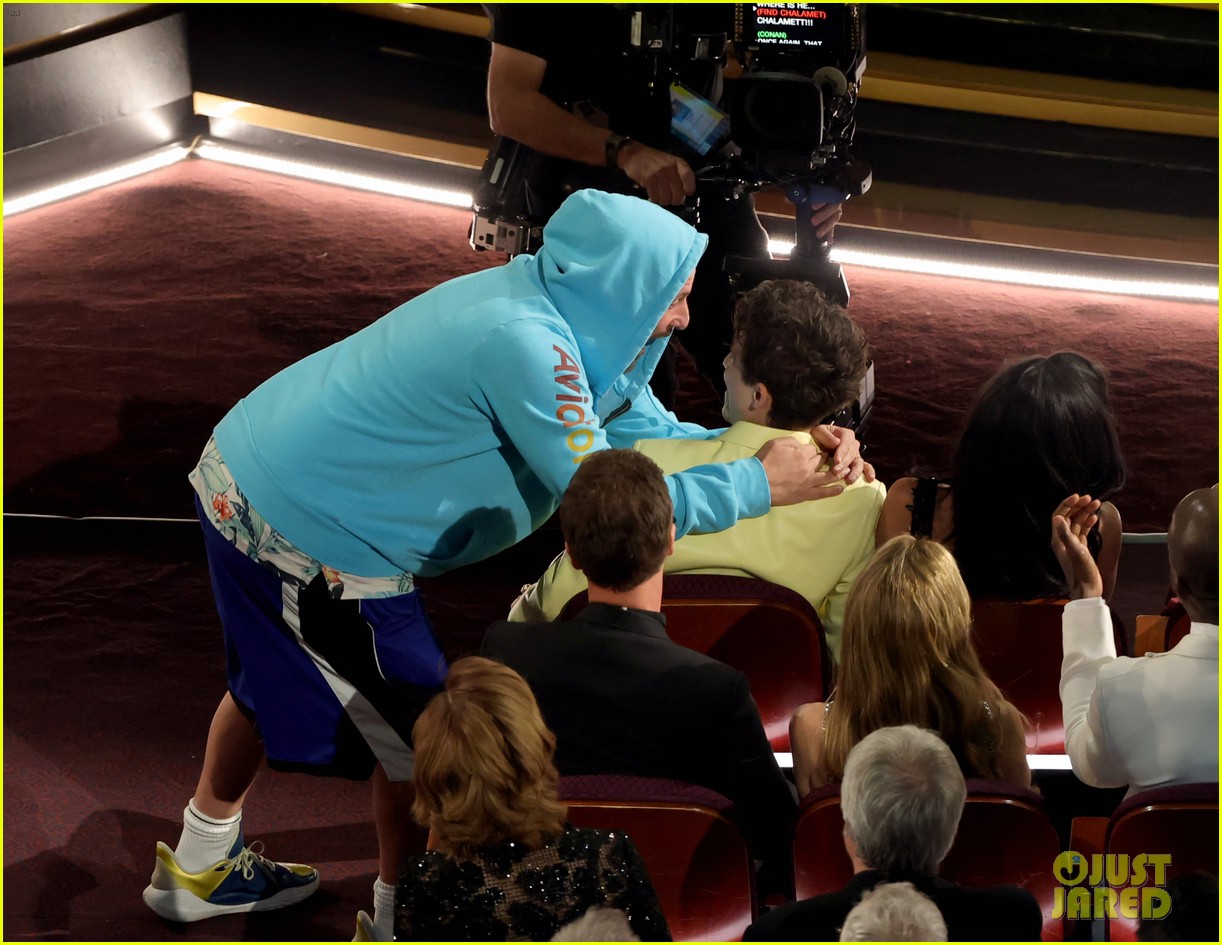 Oscars 2025: Adam Sandler's Cameo, His Outfit, The Joke, And The Timothée Chalamet Hug Oscars 2025: Adam Sandler's Cameo, His Outfit, The Joke, And The Timothée Chalamet Hug