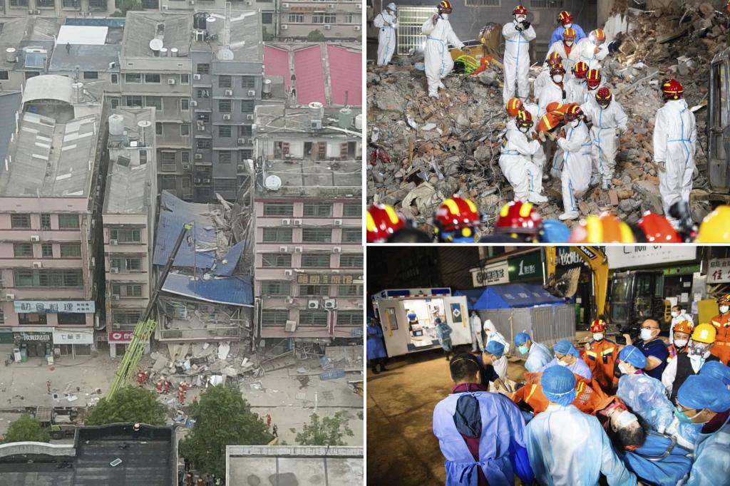 Partial Collapse Of Historic Chinese Tower Sends Tourists Fleeing Partial Collapse Of Historic Chinese Tower Sends Tourists Fleeing