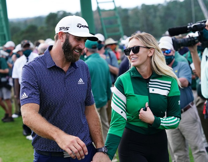 Paulina Gretzky's Rare Public Outing With Husband Dustin Johnson Paulina Gretzky's Rare Public Outing With Husband Dustin Johnson