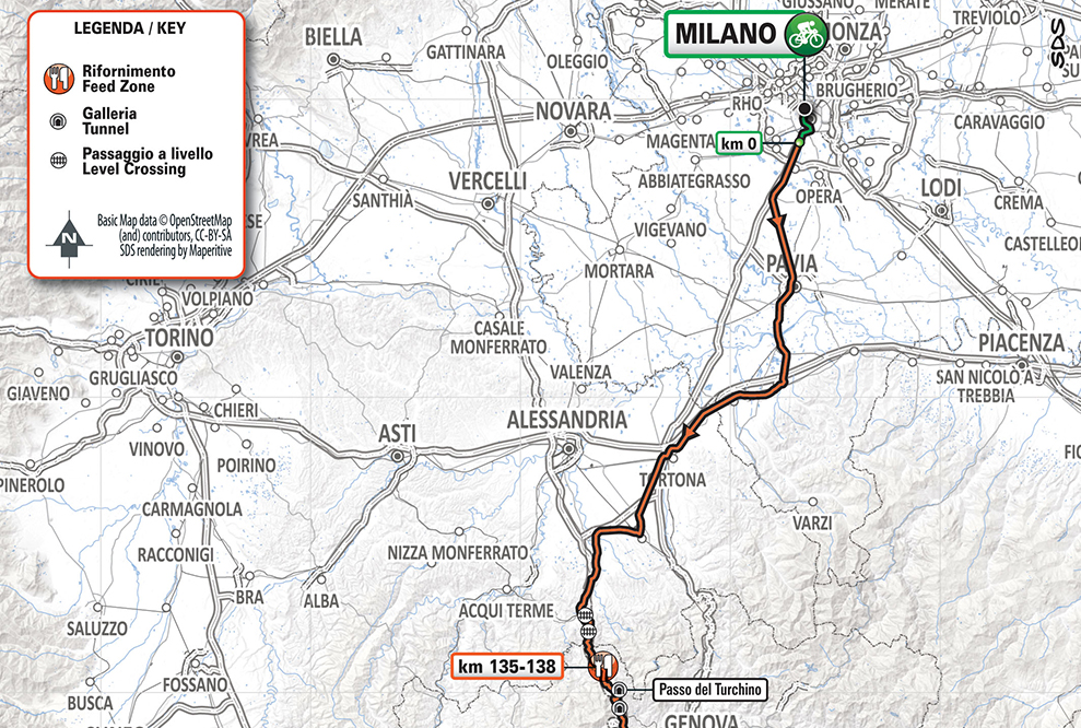 Percorso E Orari Milano-Sanremo 2025 E Sanremo Women In Provincia Di Imperia