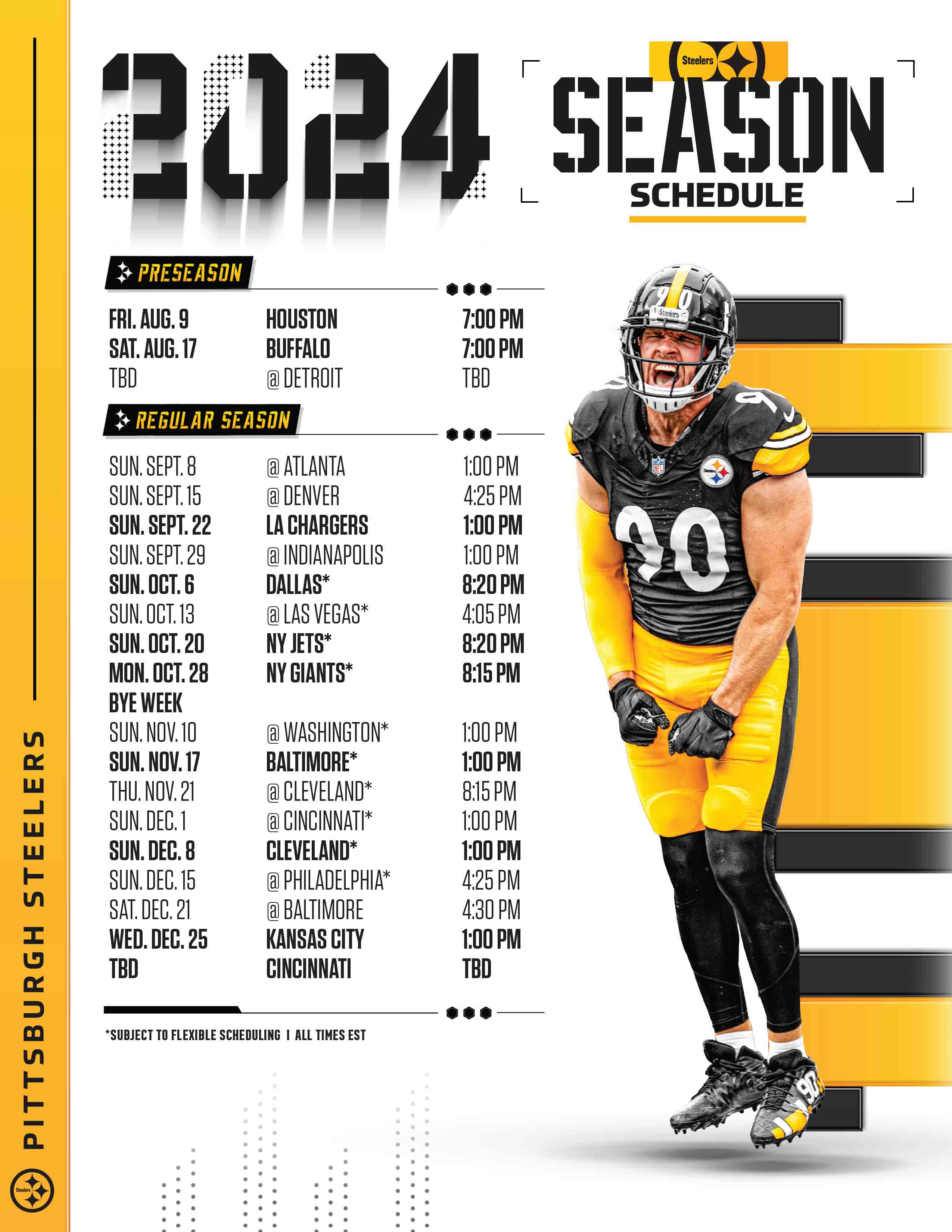 Pittsburgh Steelers 2025 Season: A Look At The Upcoming Schedule Pittsburgh Steelers 2025 Season: A Look At The Upcoming Schedule
