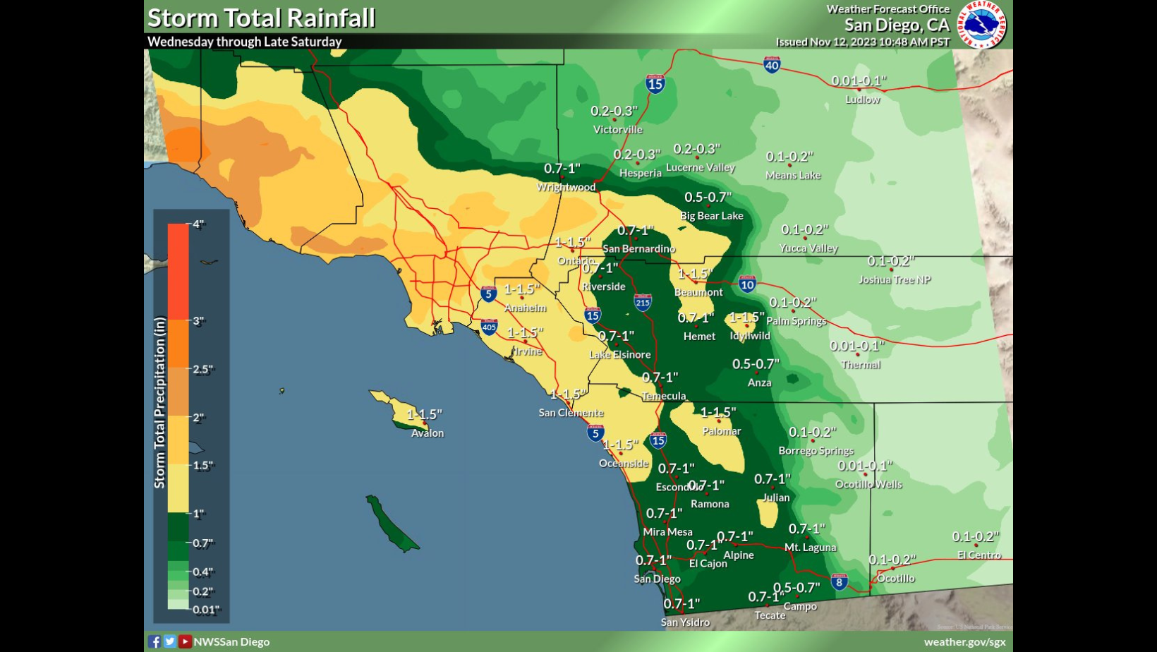 Prepare For Cool, Wet, And Windy Weather In San Diego Prepare For Cool, Wet, And Windy Weather In San Diego