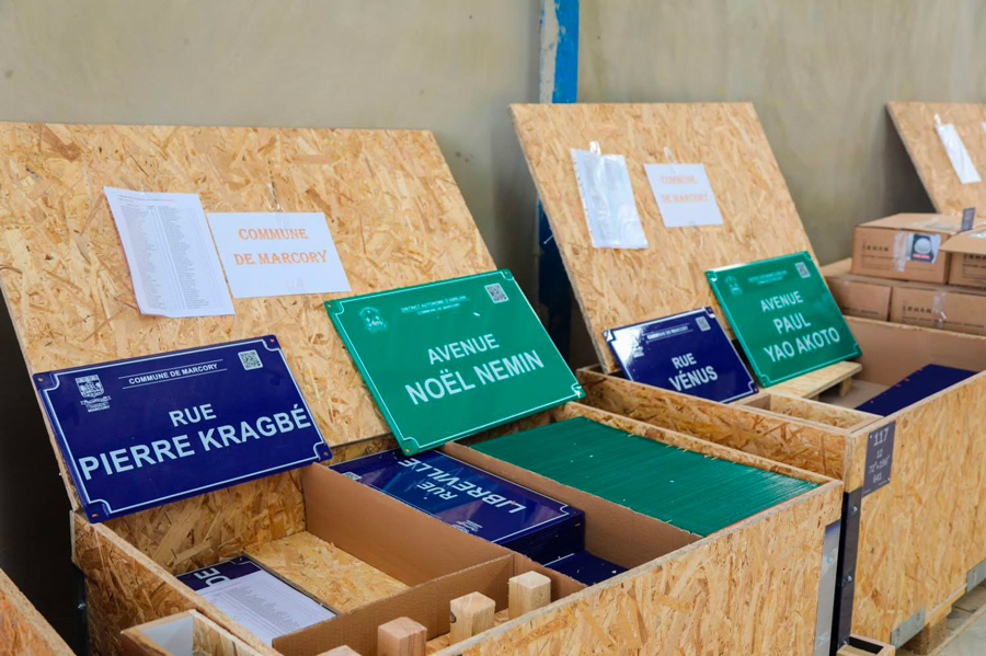 Projet D'Adressage D'Abidjan : Explication Du Marquage Des Numéros De Bâtiments