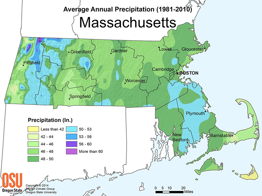 Rainfall Intensification In Western Massachusetts: The Climate Change Factor