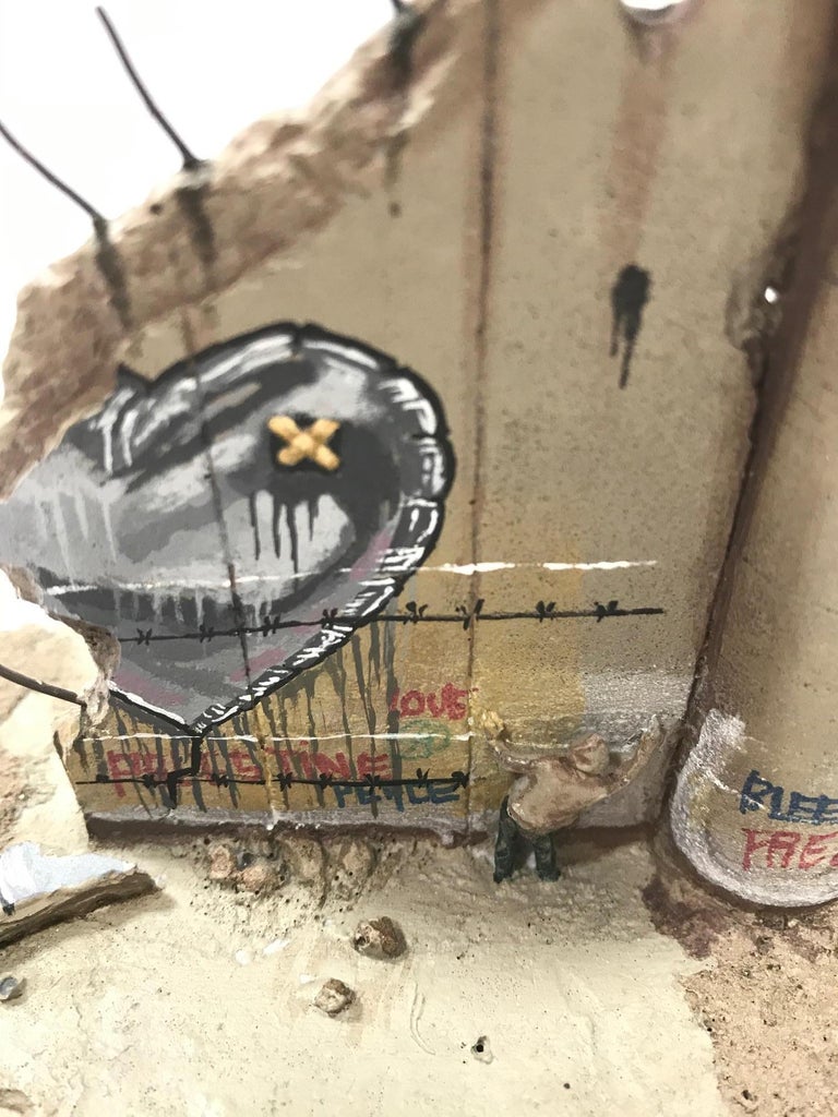 Rare Banksy Broken Heart Piece To Be Auctioned Rare Banksy Broken Heart Piece To Be Auctioned