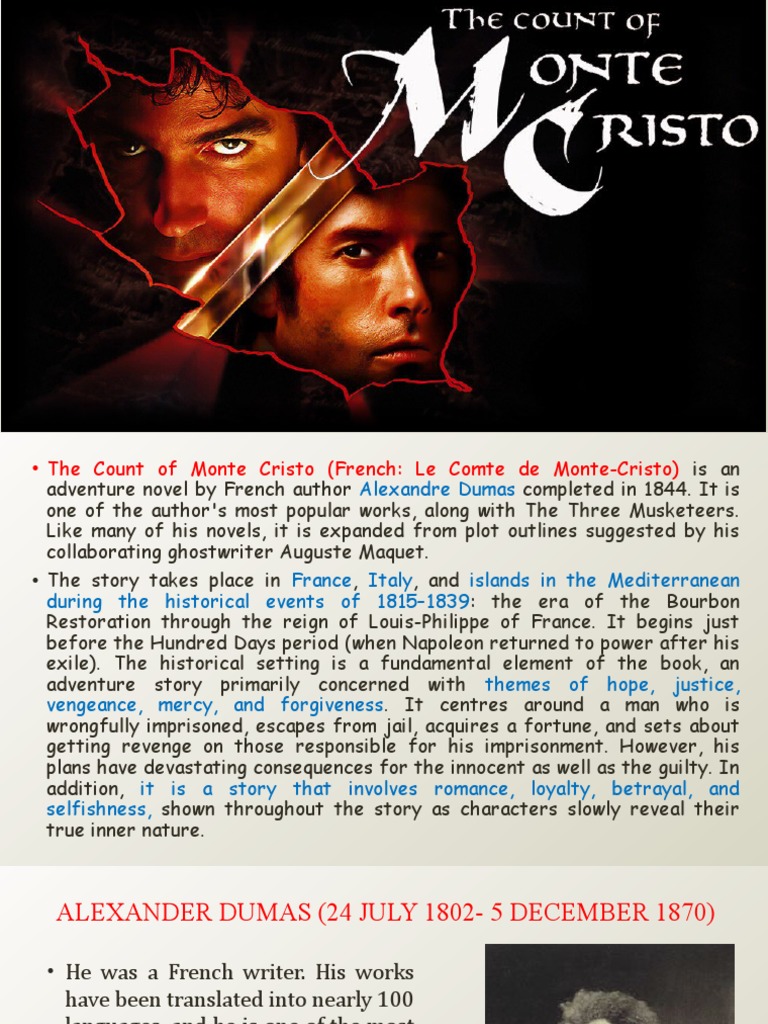 Re-examining The Count Of Monte Cristo: Adventure, Revenge, And Justice Re-examining The Count Of Monte Cristo: Adventure, Revenge, And Justice