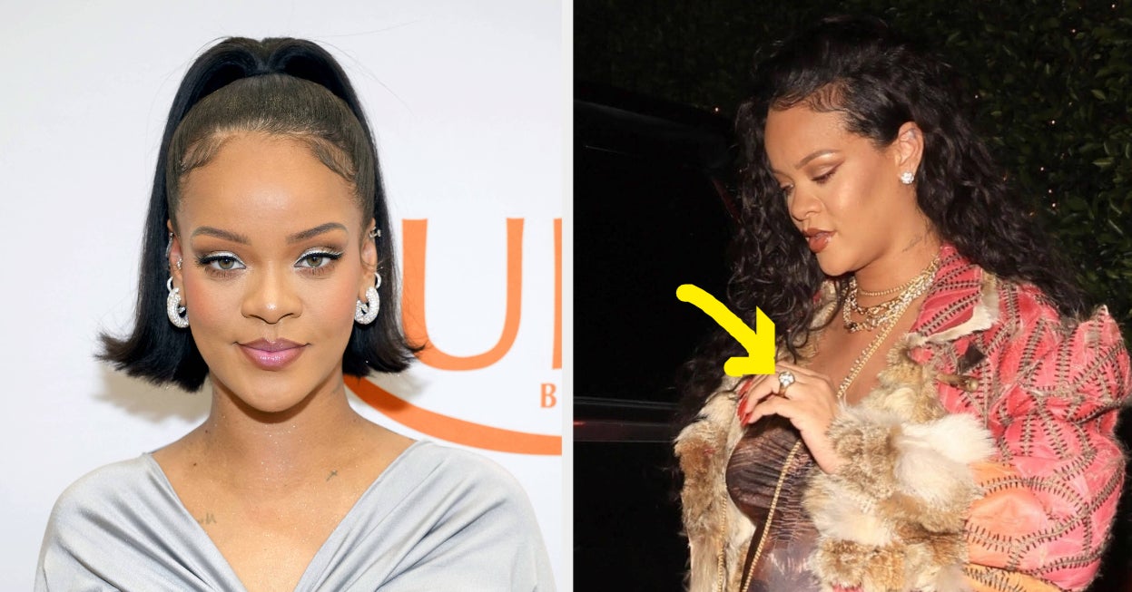 Rihanna's Engagement Ring And The Perfect Red Heels To Match Rihanna's Engagement Ring And The Perfect Red Heels To Match