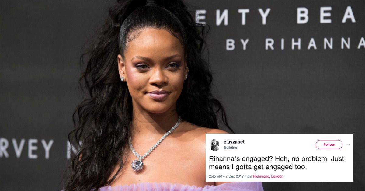 Rihanna's Engagement Ring And The Red-Hot Heels That Steal The Show Rihanna's Engagement Ring And The Red-Hot Heels That Steal The Show