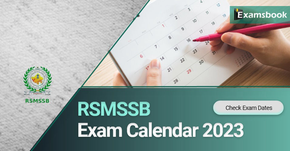 RSMSSB 2025-26 Exam Dates: Complete Calendar Released RSMSSB 2025-26 Exam Dates: Complete Calendar Released