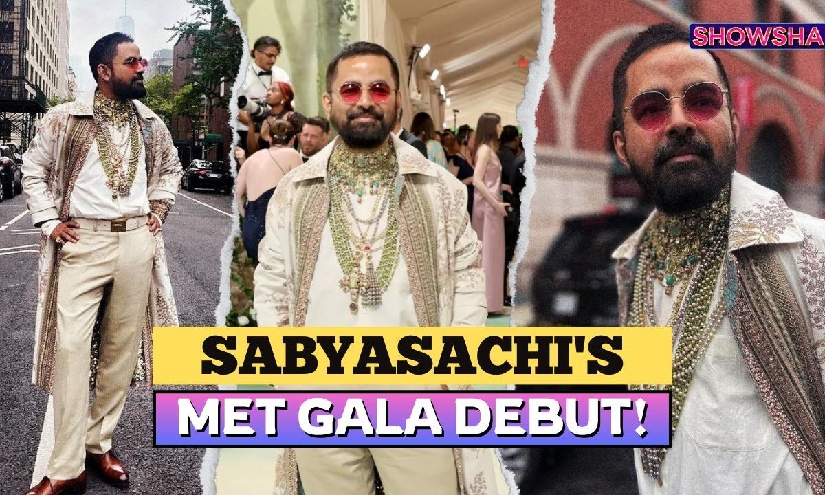 Sabyasachi Designs Shah Rukh Khan's Stunning Met Gala Look Sabyasachi Designs Shah Rukh Khan's Stunning Met Gala Look