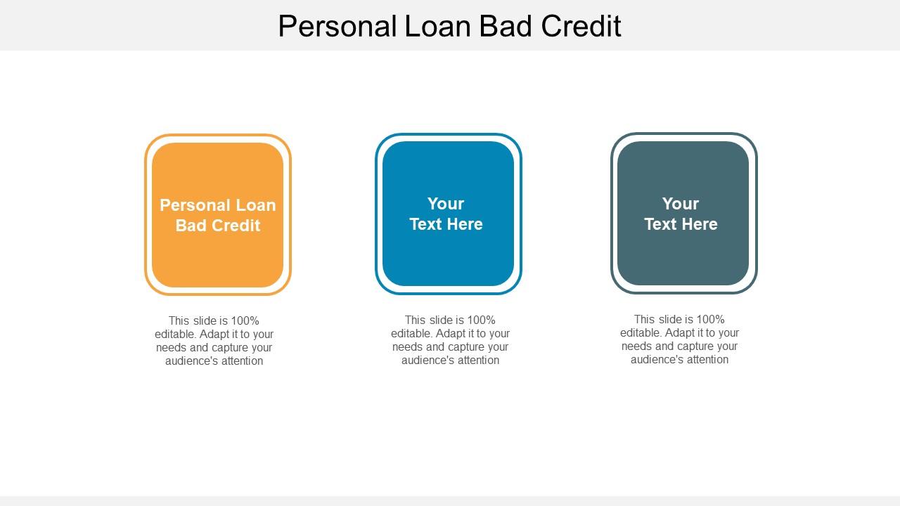Secure A Personal Loan With Bad Credit: Up To $5000 Secure A Personal Loan With Bad Credit: Up To $5000