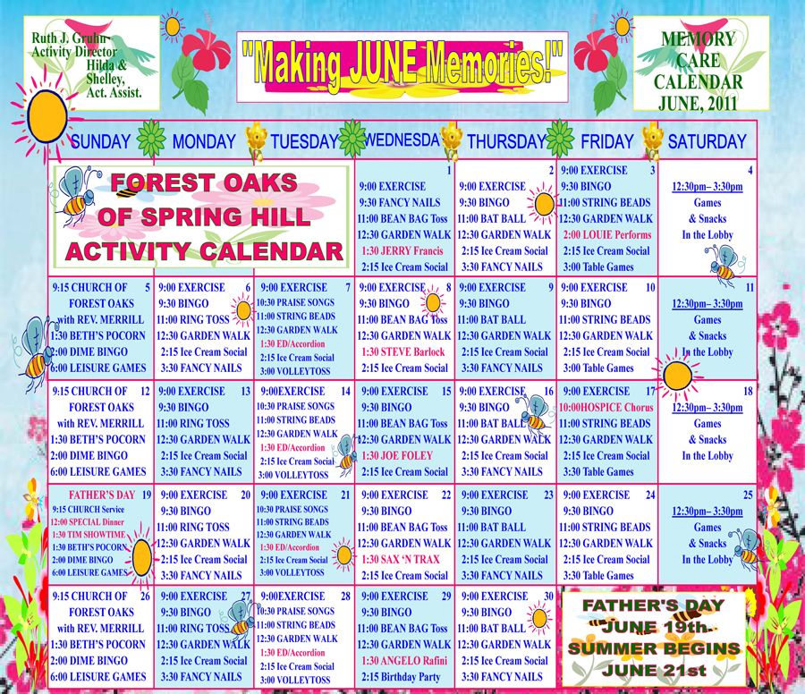Senior Community Calendar: Trips, Activities & Events Senior Community Calendar: Trips, Activities & Events