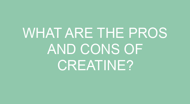 Should You Take Creatine? Weighing The Pros And Cons