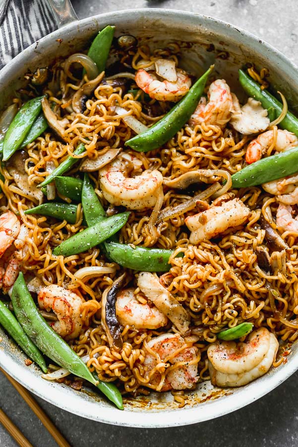 Shrimp Ramen Stir-Fry: A Delicious Fusion Dish Shrimp Ramen Stir-Fry: A Delicious Fusion Dish
