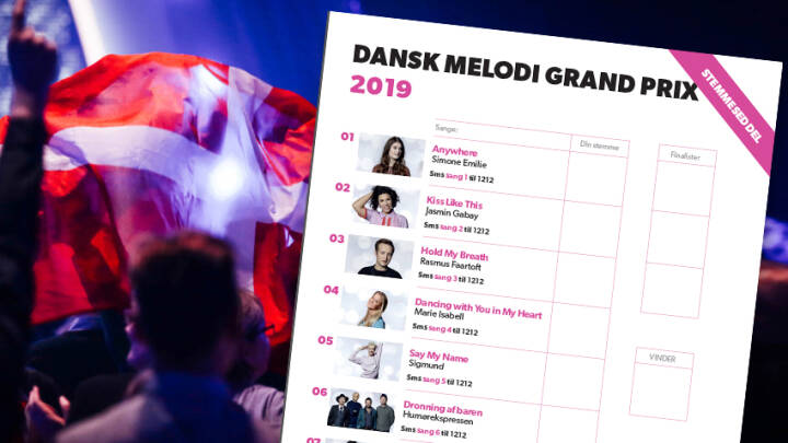 Stem På Din Vinder I Dansk Melodi Grand Prix 2025 Stem På Din Vinder I Dansk Melodi Grand Prix 2025