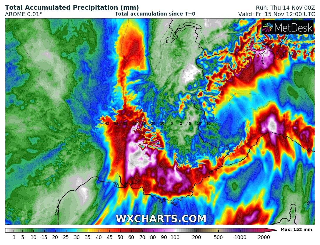 Stormy Weather And Late Snow Hit Southern French Alps Stormy Weather And Late Snow Hit Southern French Alps