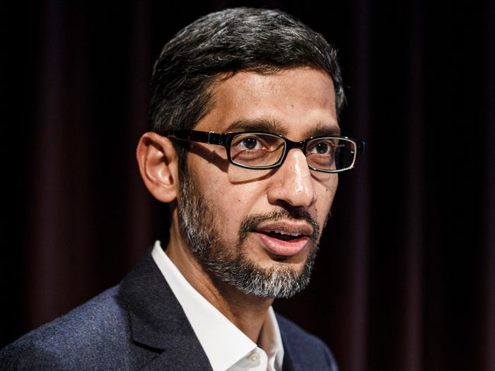 Sundar Pichai On DOJ Antitrust Suit: Potential Demise Of Google Search Sundar Pichai On DOJ Antitrust Suit: Potential Demise Of Google Search
