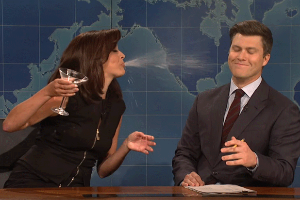 Surprise! Cecily Strong And Colin Jost Appear In 'SNL' Cold Open Surprise! Cecily Strong And Colin Jost Appear In 'SNL' Cold Open
