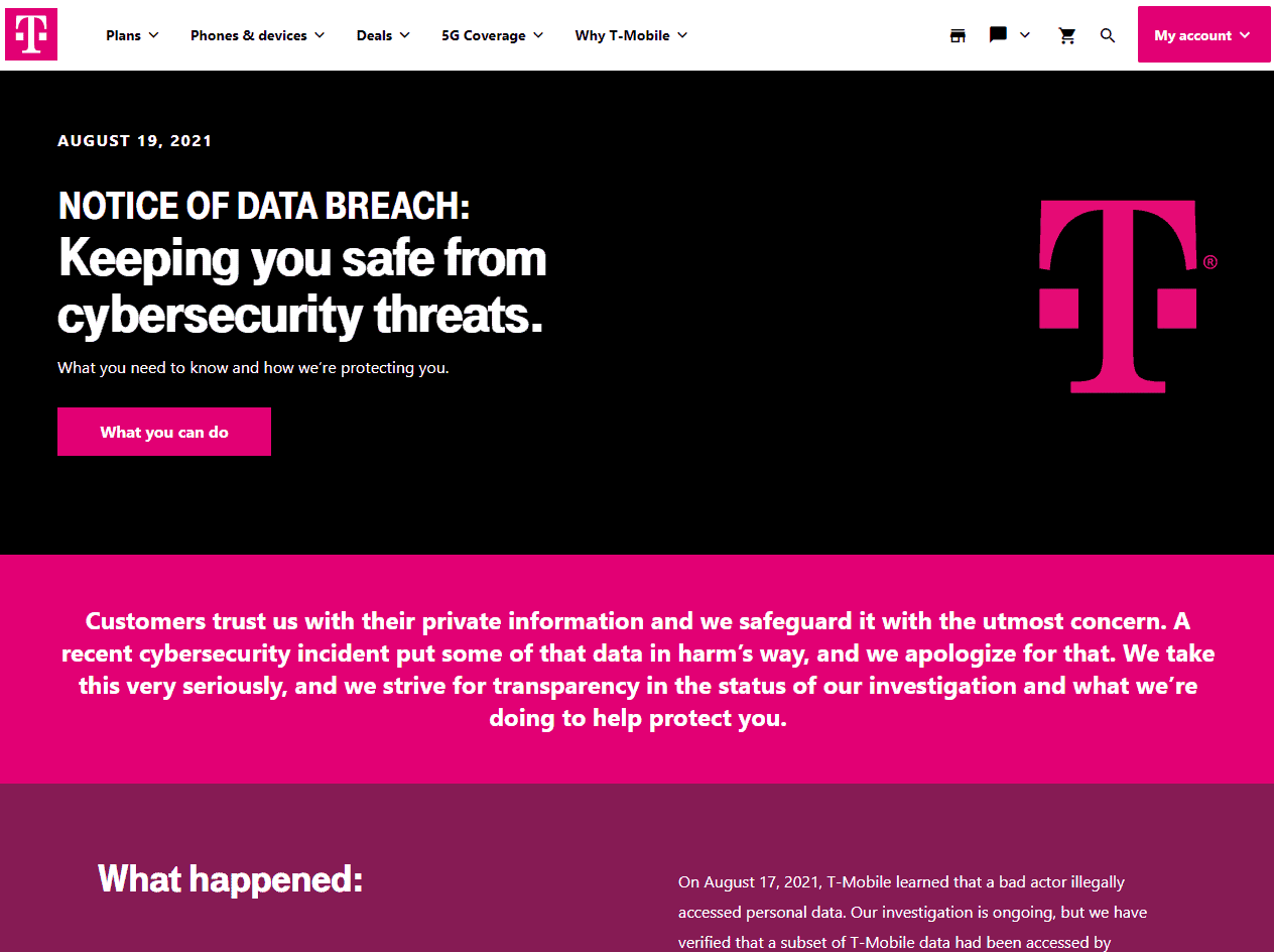 T-Mobile Hit With $16 Million Fine For Data Breaches Spanning Three Years T-Mobile Hit With $16 Million Fine For Data Breaches Spanning Three Years