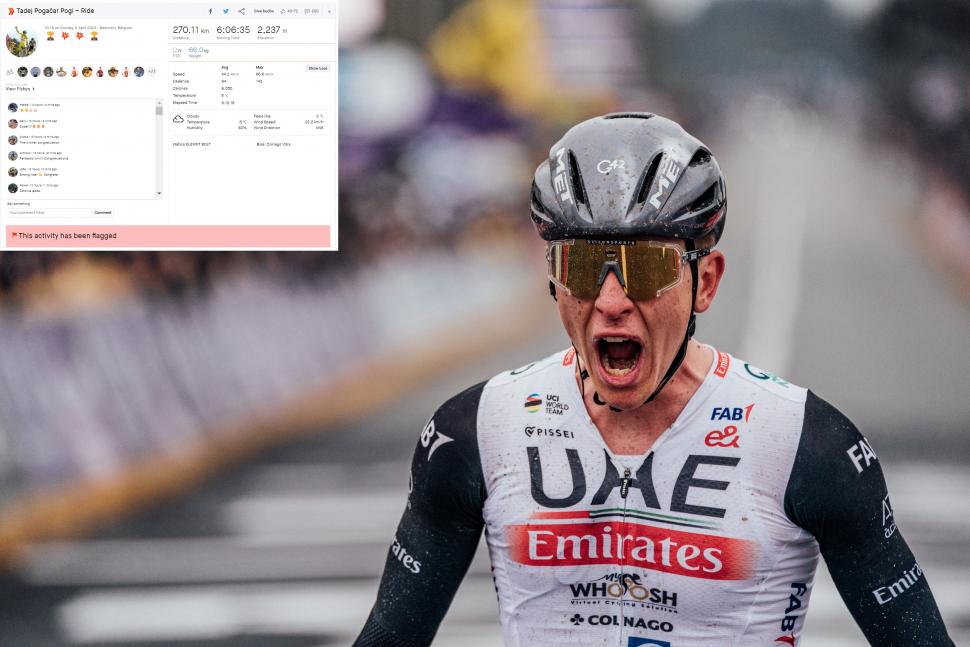 Tadej Pogačar's Strava Upload: Unflagged Tour Of Flanders Performance Tadej Pogačar's Strava Upload: Unflagged Tour Of Flanders Performance