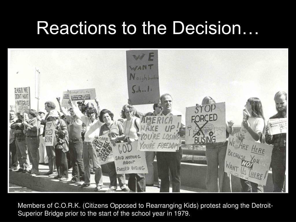 The Impact Of The Justice Department's School Desegregation Order Rescission The Impact Of The Justice Department's School Desegregation Order Rescission