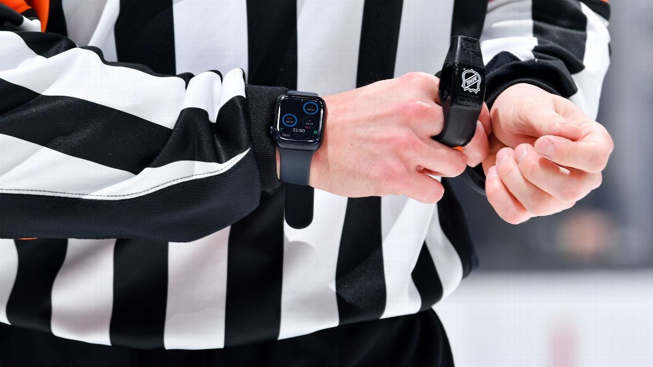 The Rise Of The Apple Watch In NHL Refereeing The Rise Of The Apple Watch In NHL Refereeing