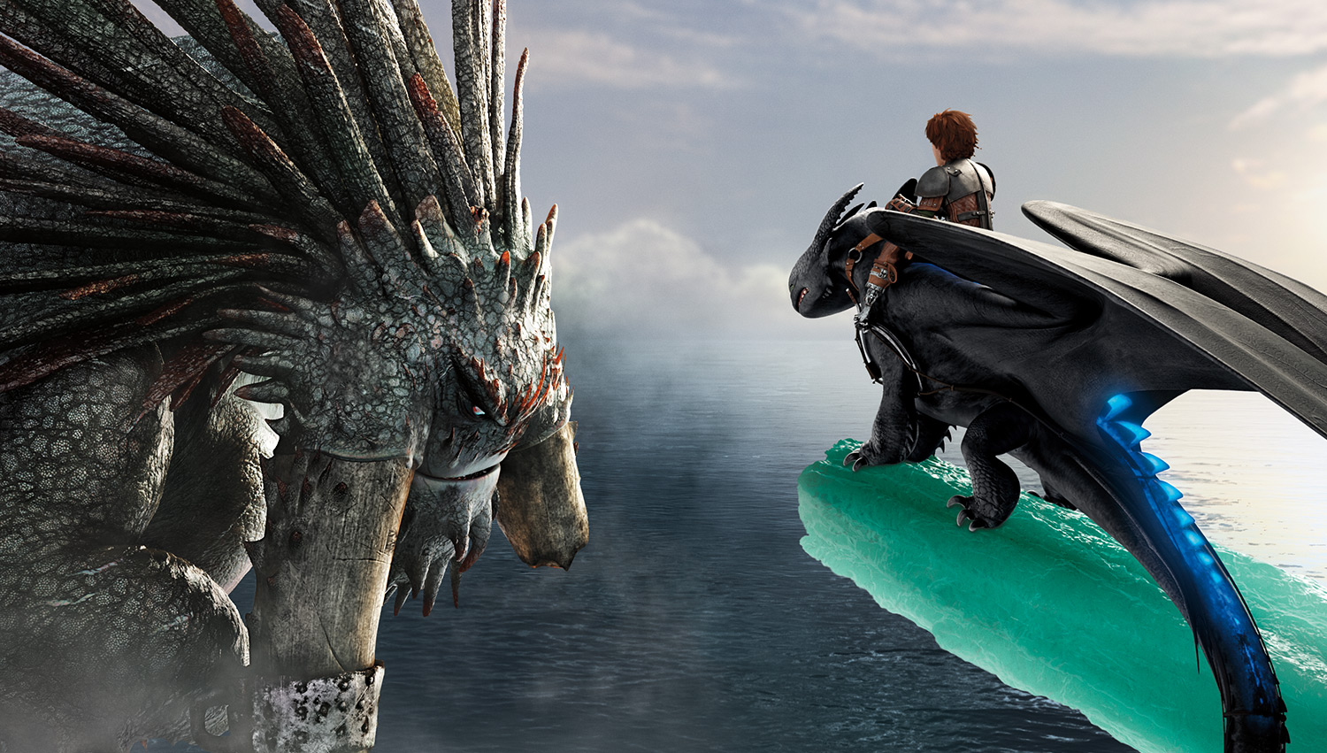 The Striking Size Difference Between Toothless And Red Death In The New How To Train Your Dragon Poster The Striking Size Difference Between Toothless And Red Death In The New How To Train Your Dragon Poster