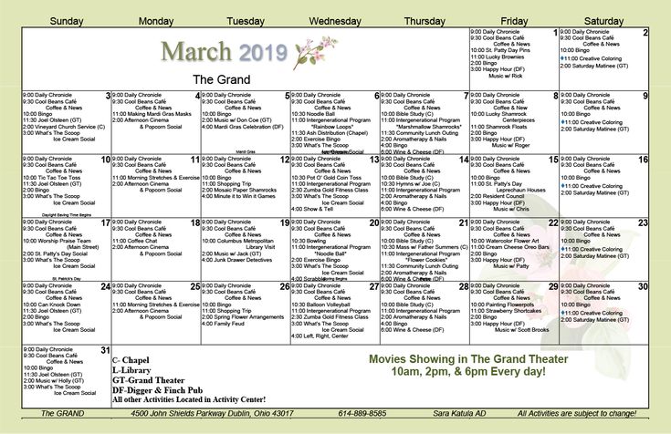 The Ultimate Senior Activities & Travel Calendar The Ultimate Senior Activities & Travel Calendar