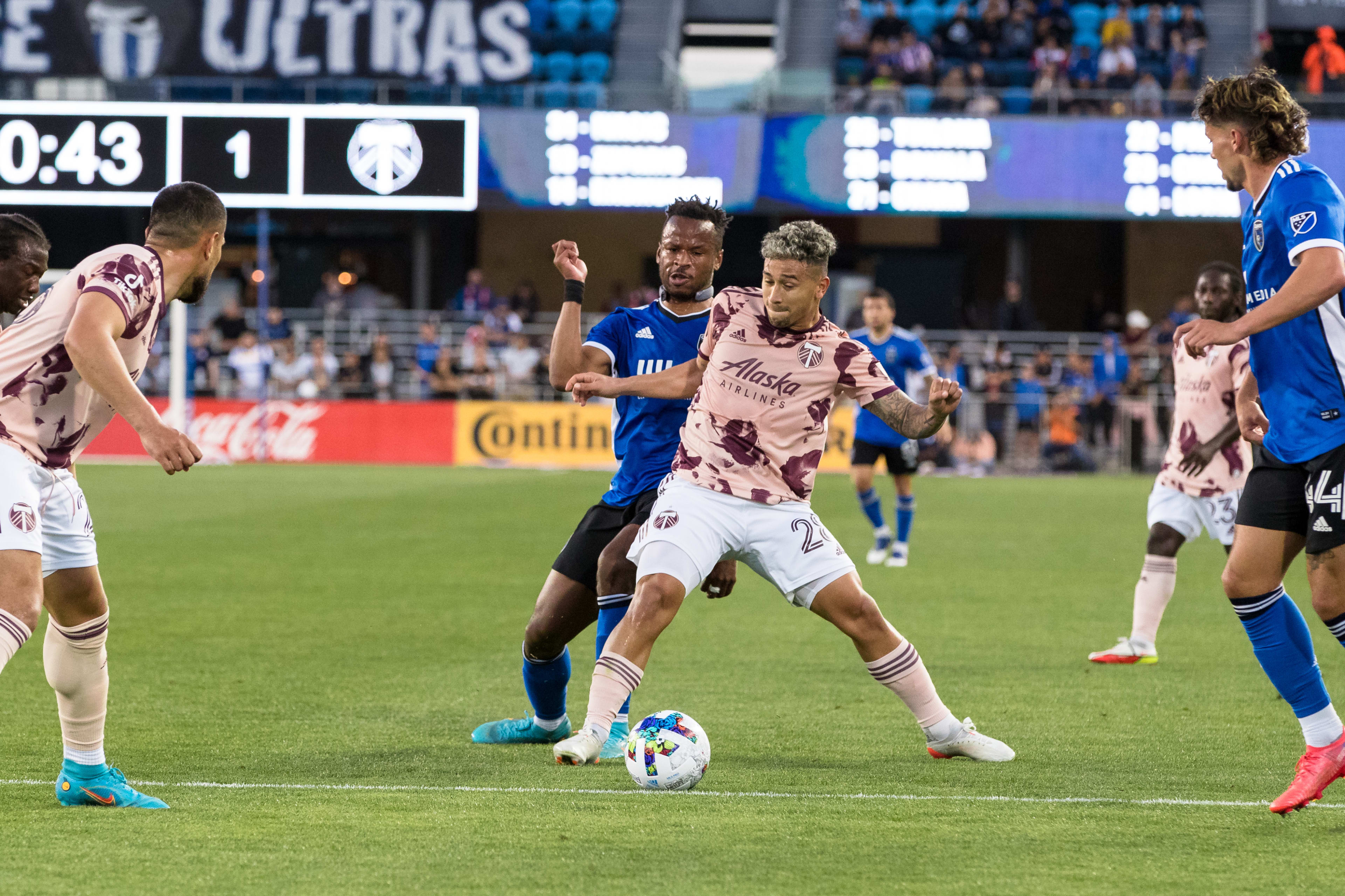Timbers' Unbeaten Streak Ends At Seven Games In San Jose Loss Timbers' Unbeaten Streak Ends At Seven Games In San Jose Loss