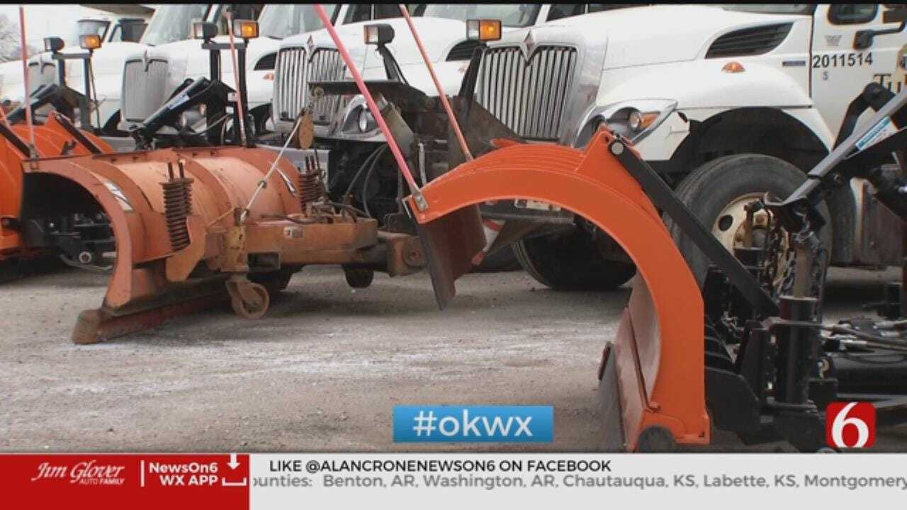 Tulsa Prepares For Winter Weather: Roads Pre-Treated Before Midnight Snow Tulsa Prepares For Winter Weather: Roads Pre-Treated Before Midnight Snow