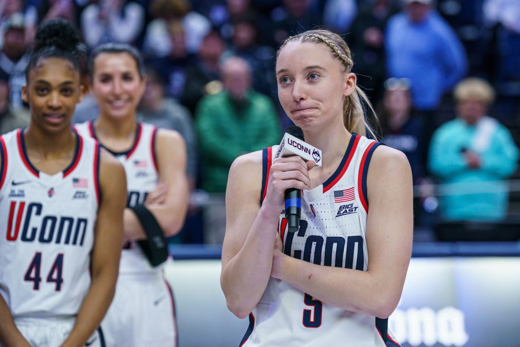 UConn's Paige Bueckers Inducted Into Huskies Of Honor UConn's Paige Bueckers Inducted Into Huskies Of Honor