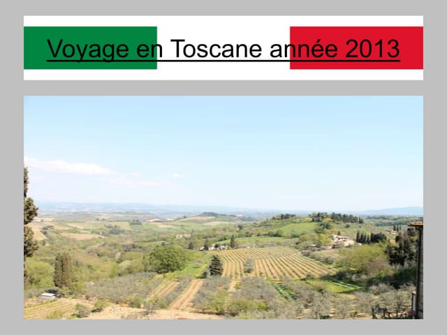 Voyage En Toscane? Explorez La Petite Italie De L'Ouest! Voyage En Toscane? Explorez La Petite Italie De L'Ouest!