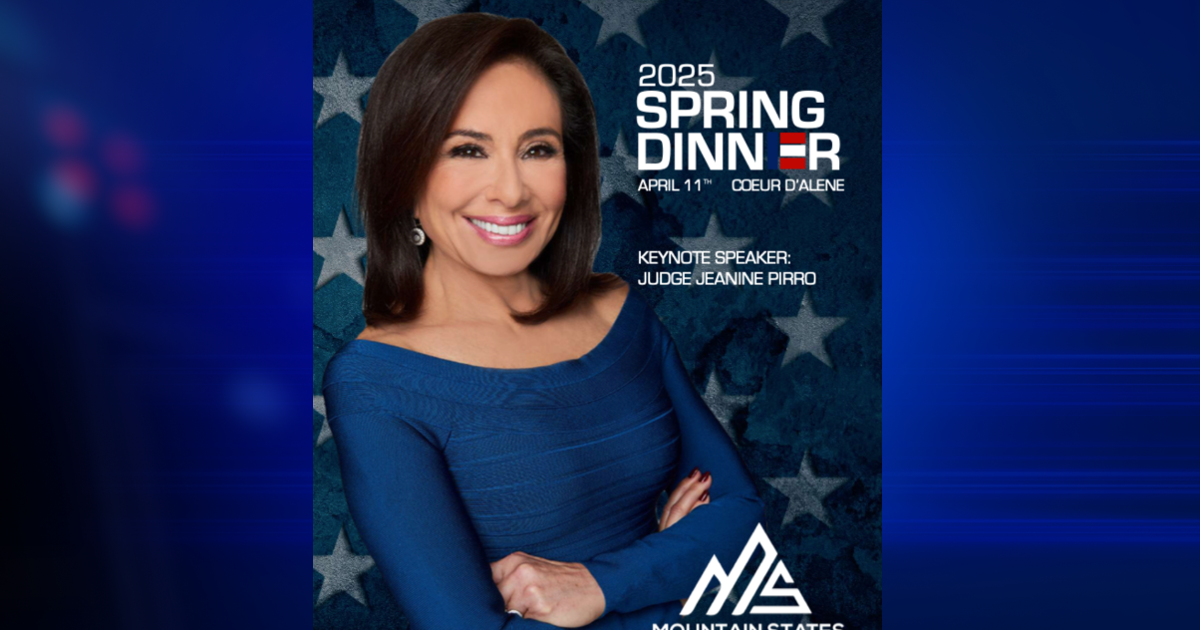 When And Where To See Jeanine Pirro In North Idaho When And Where To See Jeanine Pirro In North Idaho