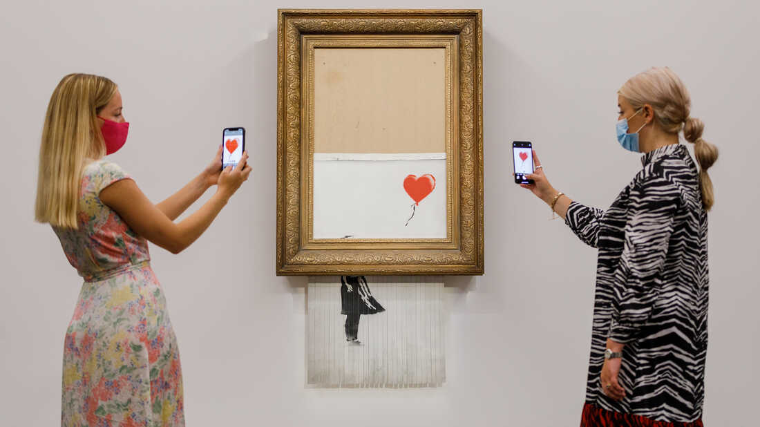 Who Tagged This Painting? Banksy Artwork Headed To Auction Who Tagged This Painting? Banksy Artwork Headed To Auction