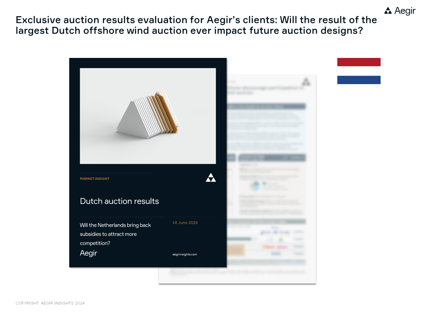 Will OW Subsidies Return To Encourage Bidding In The Netherlands? Will OW Subsidies Return To Encourage Bidding In The Netherlands?