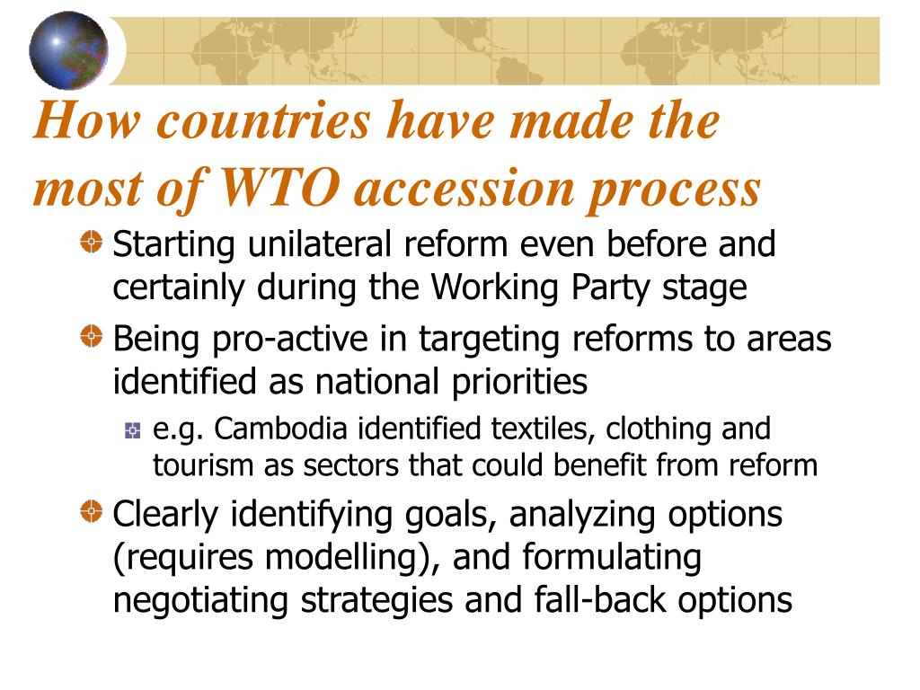 WTO Accession Speed Up: A Privilege-Based Analysis WTO Accession Speed Up: A Privilege-Based Analysis